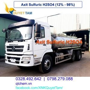 Axit sulfuric- H2SO4 (12% - 98%) công nghiệp – Tank, Bồn